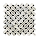 Calacatta Oro (Gold) Select Stanza (w/Black) Mosaic Marble Tile-American Stone