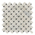 Calacatta Oro (Gold) Select Stanza (w/Blue-Gray) Mosaic Marble Tile-American Stone