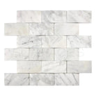 Carrara White Royale 2X4 Round-Faced Mosaic Marble Tile-American Stone