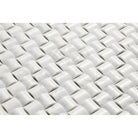 Carrara White Royale 3-D Small-Bread Mosaic Marble Tile-American Stone
