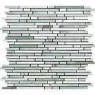Carrara White Royale Bamboo Sticks (Thassos+Carrara White Royale+Ming Green) Mosaic-American Stone