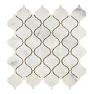 Carrara White Royale Lantern 3 inch (Arabesque/Moroccan/Baroque) Mosaic Marble Tile-American Stone
