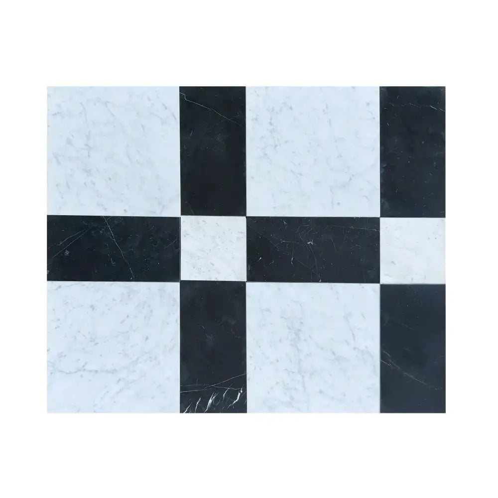 Castello in Nero Marquina Prestige | Carrara White Royale-American Stone