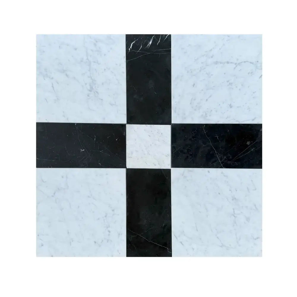 Castello in Nero Marquina Prestige | Carrara White Royale-American Stone