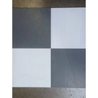Checkerboard Bardiglio Prime Imperiale and Dolomite White Prestige (White Dolomite) Marble 12X12 Set-American Stone