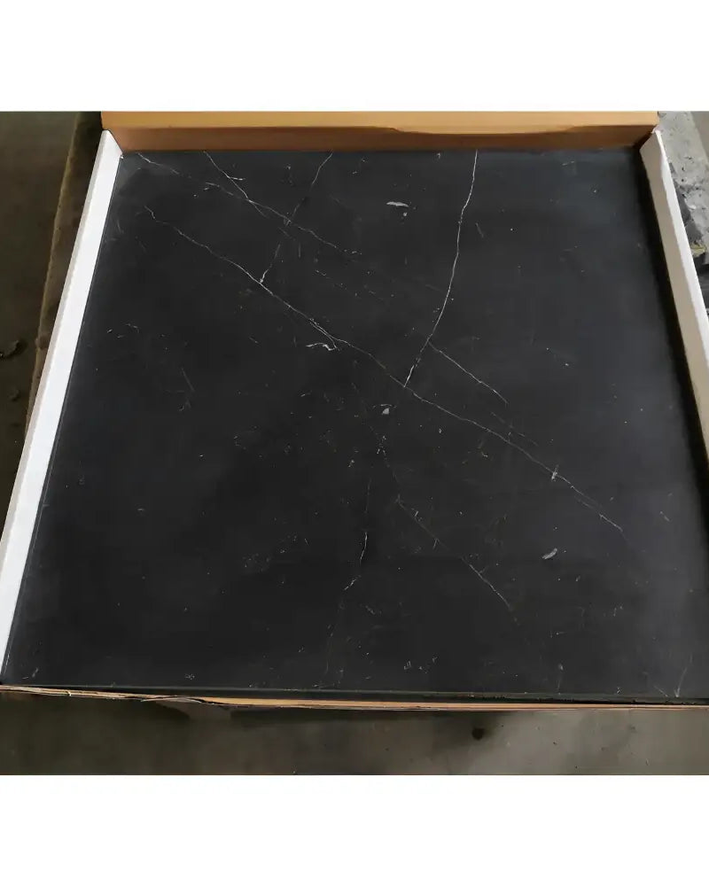 Checkerboard Rosso Levanto Royale and Nero Marquina Prestige 12X12 Set-American Stone