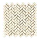 Crema Marfil Select Marble 5/8X1 1/4 Herringbone (Mini) Mosaic-American Stone