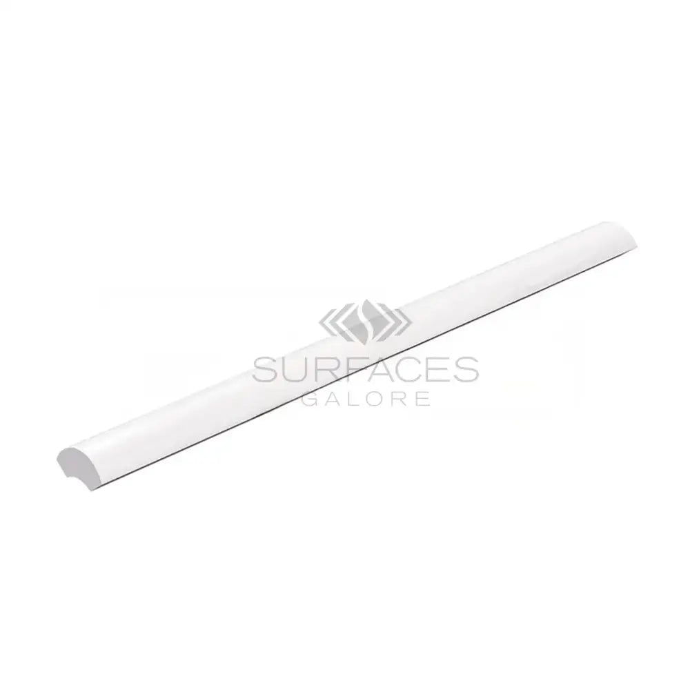 Dolomite White Prestige (White Dolomite) 1X12 Quarter-Round Trim Liner Marble-American Stone