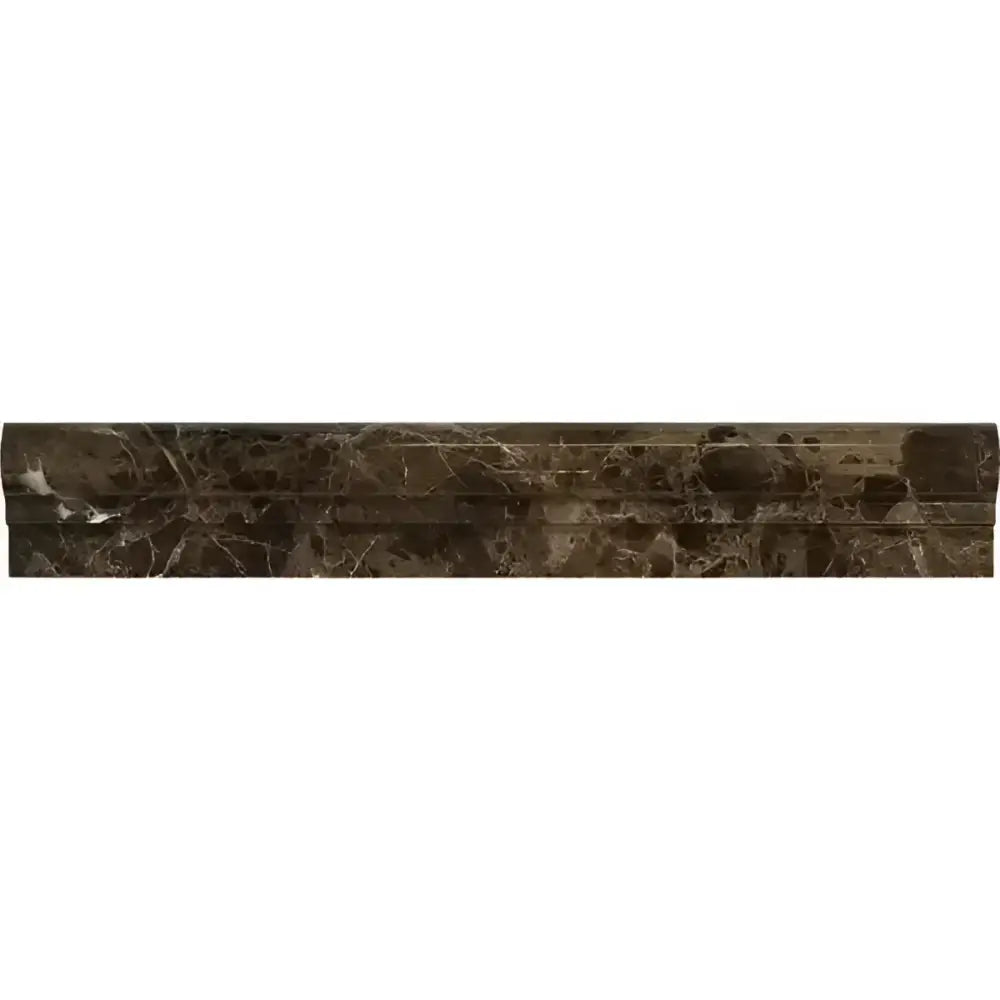 Emperador Dark Oro Marble 2X12 OG-1 (Single-step Chair Rail Trim) Liner Polished-American Stone