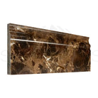 Emperador Dark Oro Marble 4 3/4X12 Baseboard Trim Liner Polished-American Stone