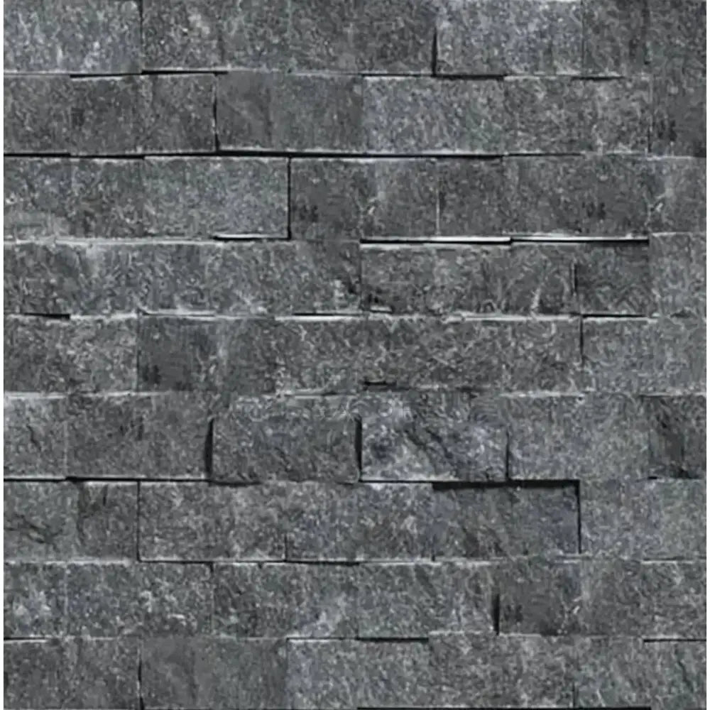 Nero Marquina Prestige/Black 1X2 Brick Marble Mosaic Split-Faced-American Stone