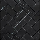 Nero Marquina Prestige/Black 1X2 Herringbone Marble Mosaic-American Stone