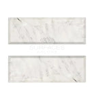 Oriental White Aurora / Asian Statuary Marble 4X12 Deep-Beveled Polished-Honed-American Stone