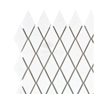 Thassos Supreme 1X2 Diamond / Rhomboid Mosaic Marble-American Stone