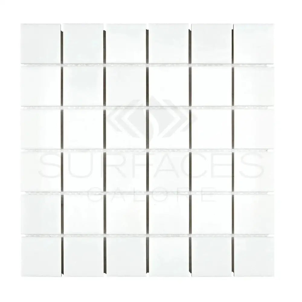 Thassos Supreme 2X2 Mosaic Marble-American Stone