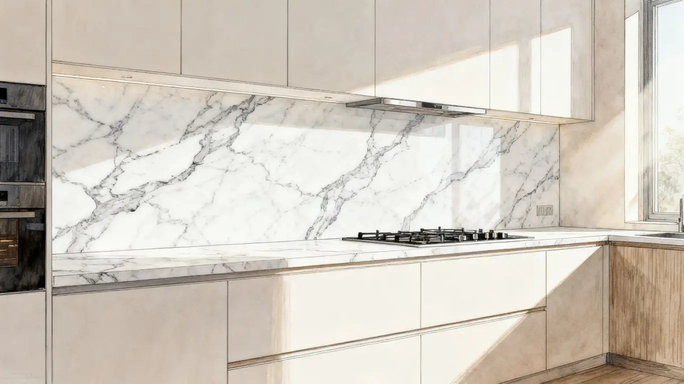 A homeowner’s guide to choosing and installing marble backsplash tile