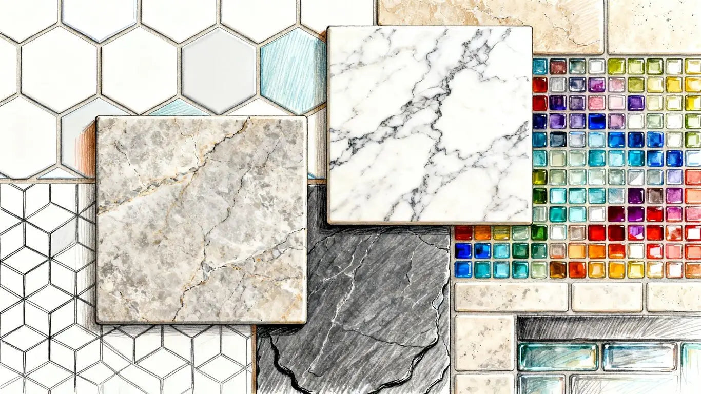 Varios diseños de azulejos para la renovación del hogar