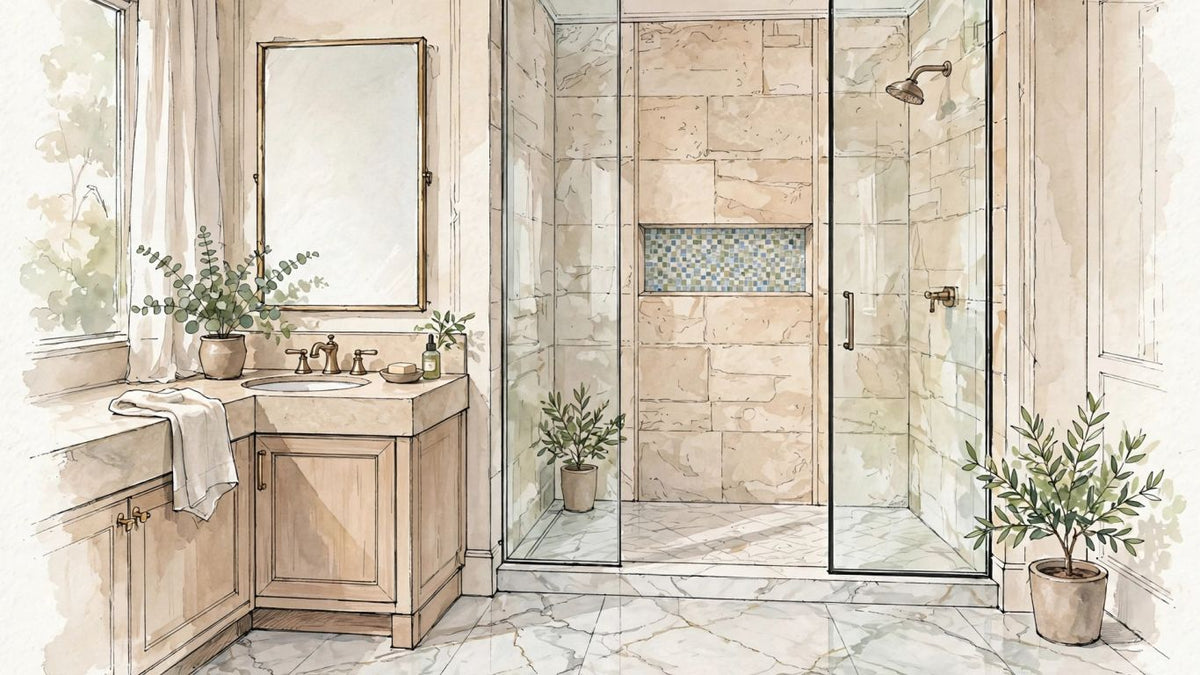 Natural stone bathroom ideas: A guide to materials, layouts, and timeless style