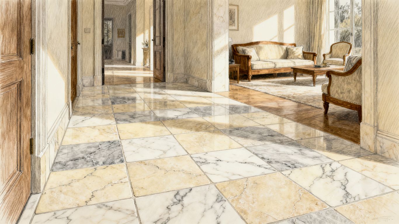 Natural stone tile floor: How to choose, install, and maintain a timeless surface