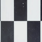 Black and white checkered pattern tile from Arezzo in Bianco Dolomite and Nero Marquina 4X12 Set