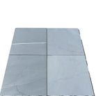 Four gray Bardiglio Prime Imperiale marble tiles with polished or honed finish