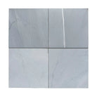 Four gray Bardiglio Prime Imperiale marble tiles in polished or honed finish