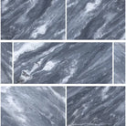 Gray and white marble tiles from Bardiglio Prime Nuvolato 12x24 collection