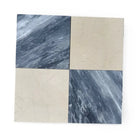 Four square Bardiglio Prime Nuvolato Marble tiles in polished or honed finish