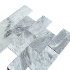 Gray and white Bardiglio Prime Nuvolato Marble 3X6 tiles in polished or honed finish