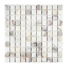 Square Calacatta Gold Select Marble Mosaic Tile polished or honed for elegant surfaces