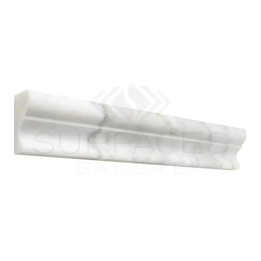 White marble decorative molding from Calacatta Gold Select for elegant interior design
