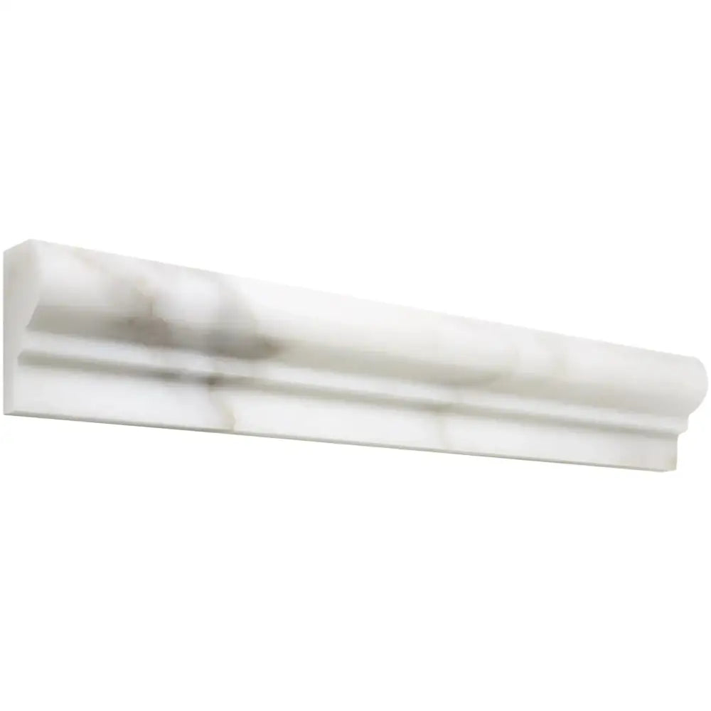 White marble molding from Calacatta Gold Select Gold 2X12 OG-1 chair rail trim