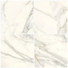 Calacatta Gold Select Gold Marble 12X12 polished or honed tiles showing four marble tiles