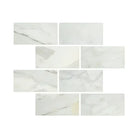 Calacatta Gold Select Gold Marble 12x24 rectangular tiles with elegant marble pattern