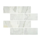 Calacatta Gold Select Marble 12x24 rectangular polished or honed tiles with marble pattern