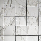 Marble-patterned tile grid from Calacatta Gold Select Gold Marble 24x24 polished or honed