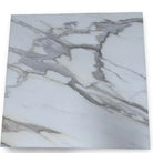 Square marble tile from Calacatta Gold Select with polished or honed finish