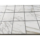 White marble-patterned Calacatta Gold Select 24x24 polished or honed floor tiles