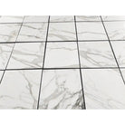 White marble-patterned floor tiles from Calacatta Gold Select 24X24 polished or honed