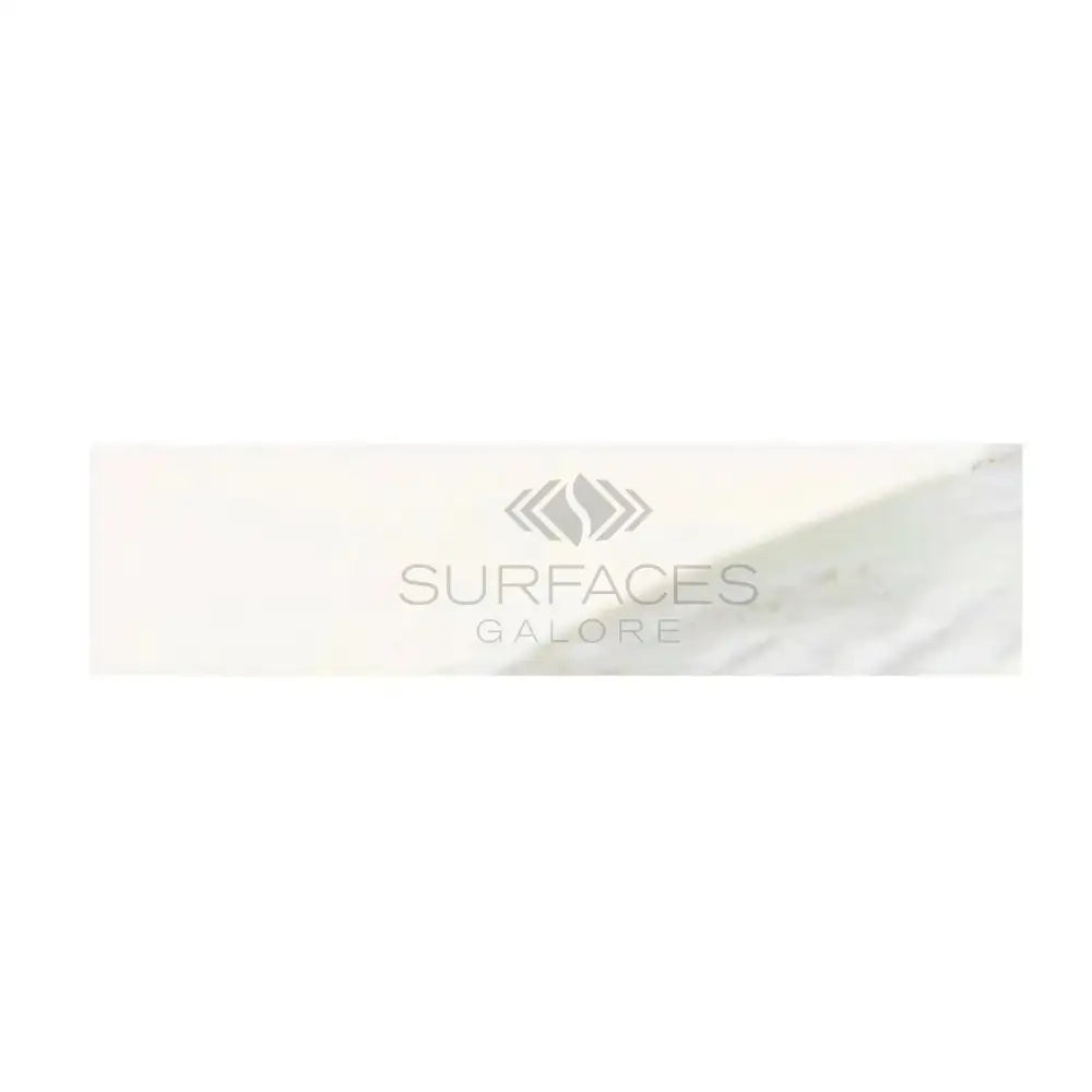 Rectangular Calacatta Gold Select Marble slab with polished or honed finish