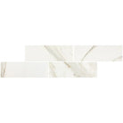Rectangular Calacatta Gold Select marble-patterned tiles for elegant flooring or backsplash