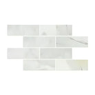 White marble brick mosaic from Calacatta Gold Select Gold Marble 4X12 product
