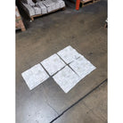 Calacatta Gold Select Gold Mini-Versailles Pattern Mosaic Marble Tile