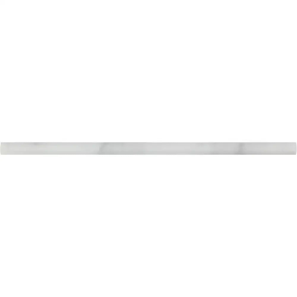 Long light-grey marble tile from Carrara White Royale 1/2X12 Pencil Liner Polished product