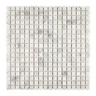 Carrara White Royale Marble Mosaic Tile 5/8X5/8 polished or honed