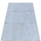 Carrara White Royale Marble 12x24 polished or honed marble-patterned floor tiles