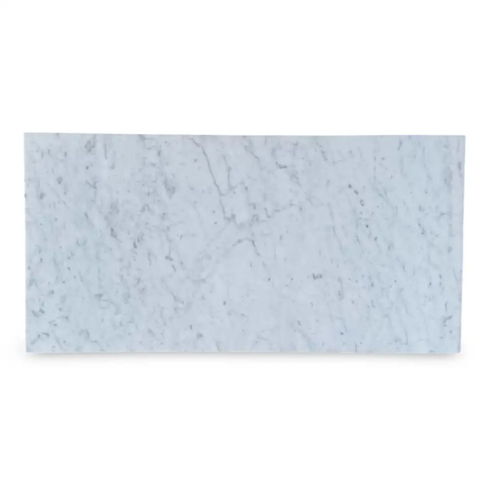 Rectangular Carrara White Royale Marble slab 12x24 polished or honed for flooring or walls