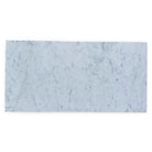 Rectangular Carrara White Royale Marble slab in 12X24 polished or honed finish