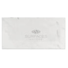 Rectangular Carrara White Royale Marble slab 12x24 polished or honed for flooring or backsplash