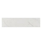 Rectangular white Carrara marble tile from White Royale Marble 2x8 polished or honed